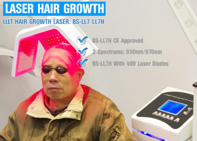 علاج الشعر LLLT العلاج بالليزر ينمو الشعر مع آلة نمو الشعر بالليزر الثنائيات الحقيقية